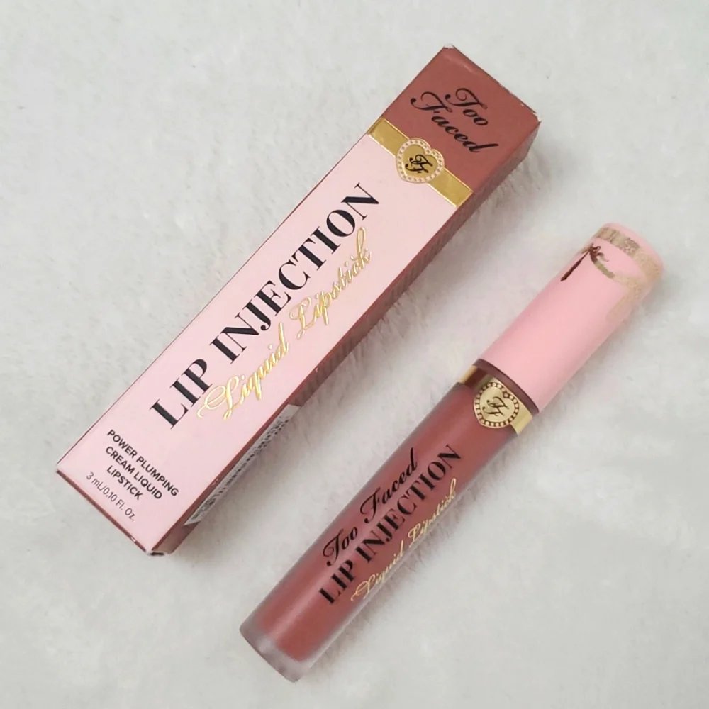 NIB Too Faced Lip Injection Liquid Lipstick Give 'Em Lip